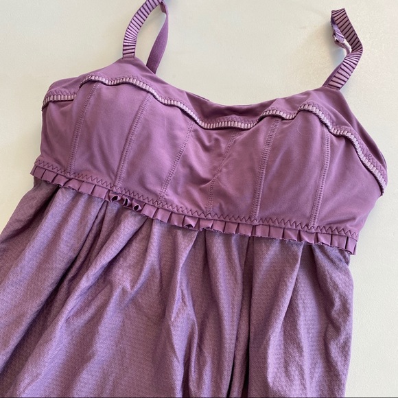 Lululemon Priiti Babydoll Tank Top Purple - Picture 4 of 8